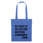 Lehrerinnenkram - Stoffbeutel - Hellblau