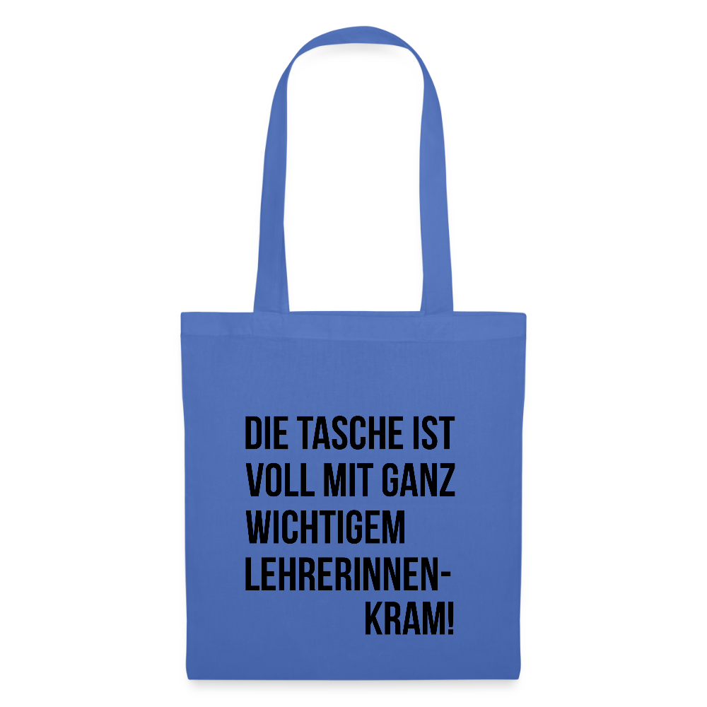 Lehrerinnenkram - Stoffbeutel - Hellblau