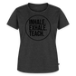 Inhale. Exhale. Teach. - Frauen Premium T-Shirt - Anthrazit meliert