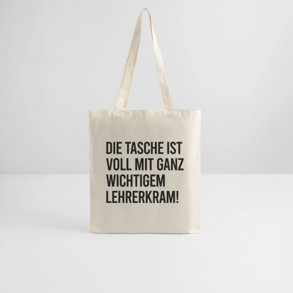 Lehrerkram - Stoffbeutel - Natur