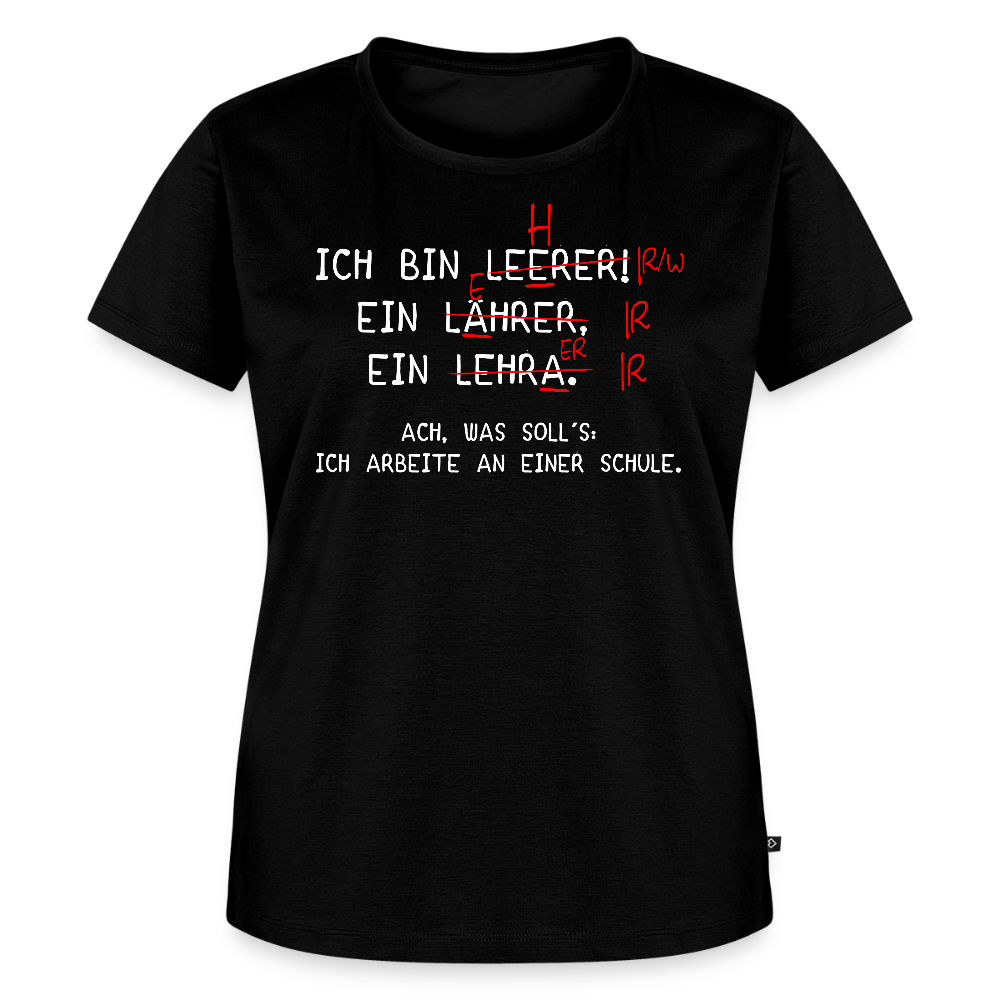 Ich bin Leerer - Frauen Premium T-Shirt - Schwarz