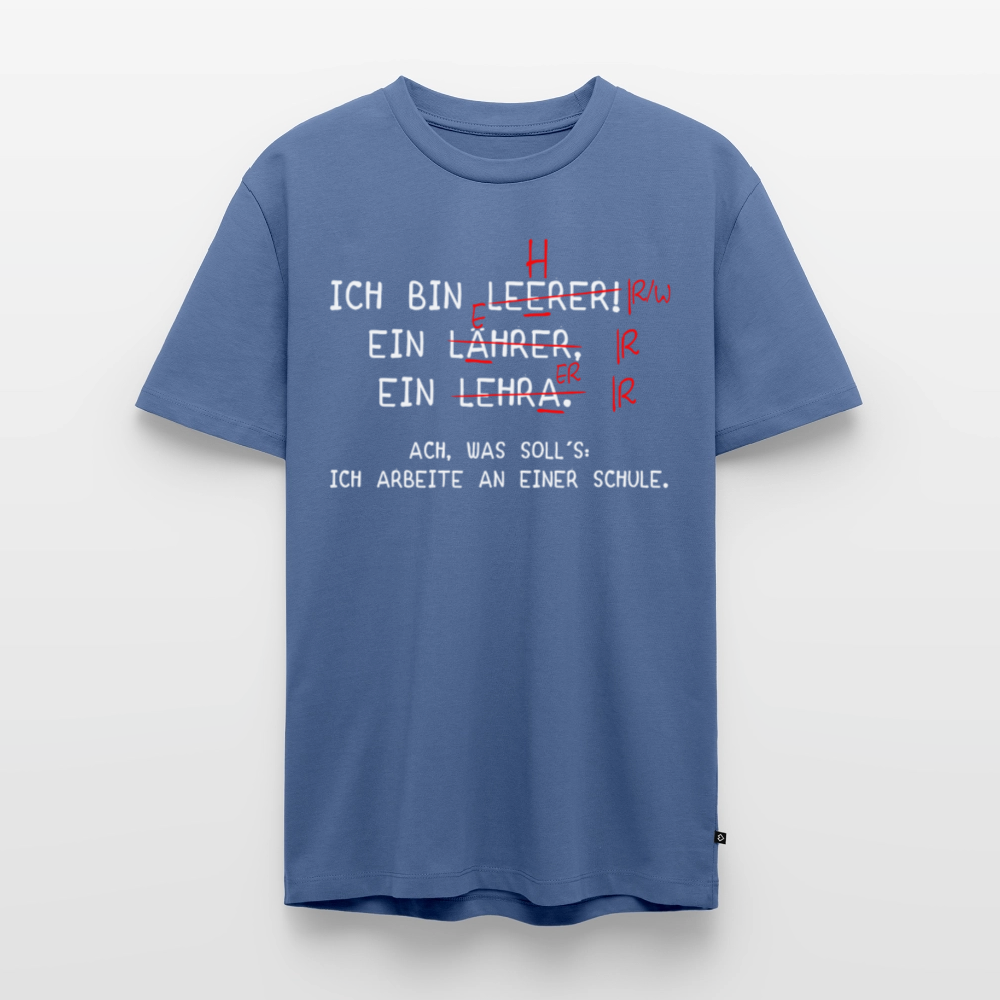 Ich bin Leerer - Männer Premium T-Shirt - Taubenblau