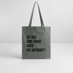 Frage?! - Bio-Stoffbeutel - Anthrazit