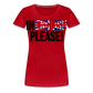 In english please - Frauen Premium T-Shirt - Rot