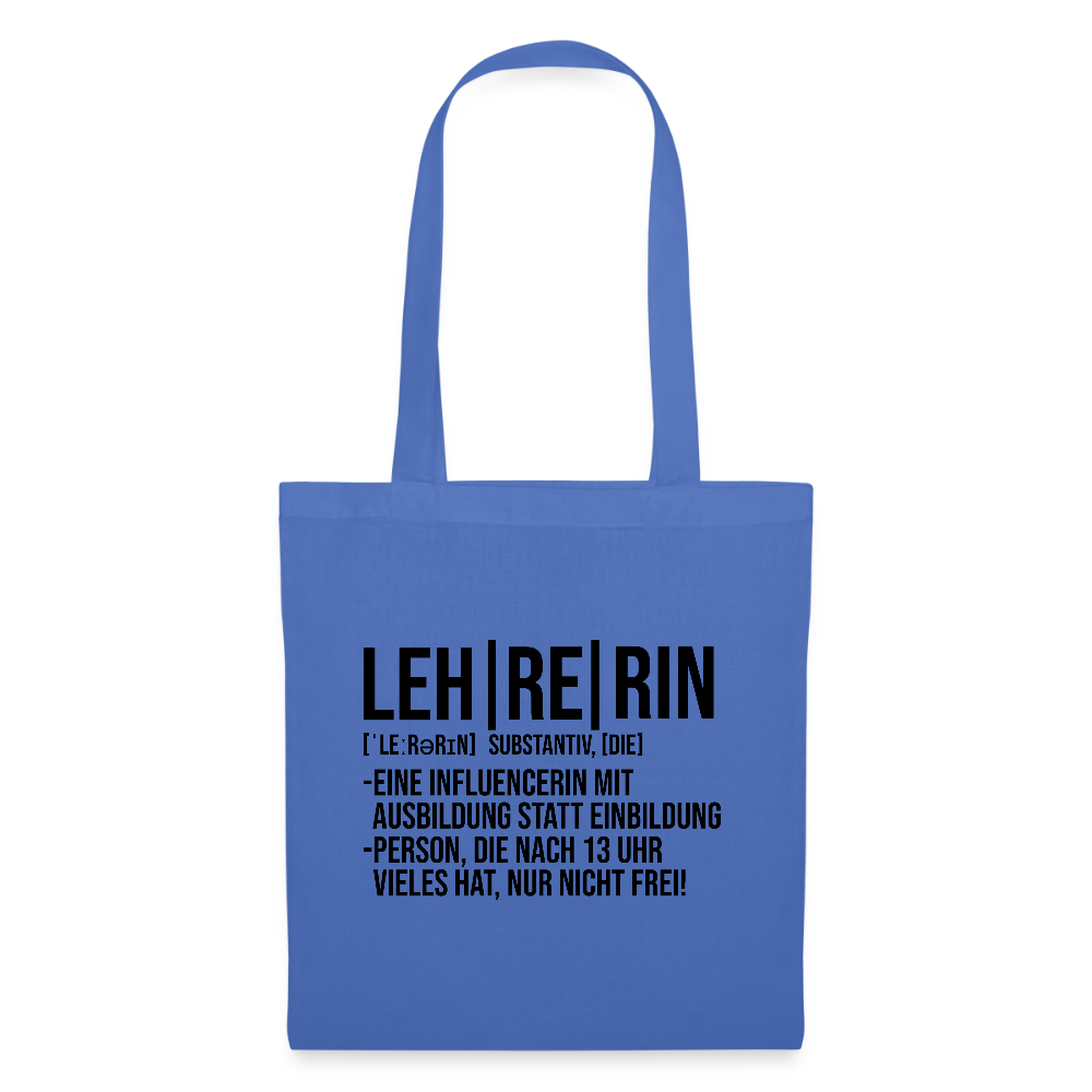 Leh-re-rin Stoffbeutel - Hellblau