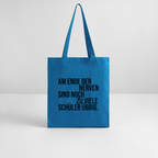 Zu viele Schüler - Bio-Stoffbeutel - Königsblau