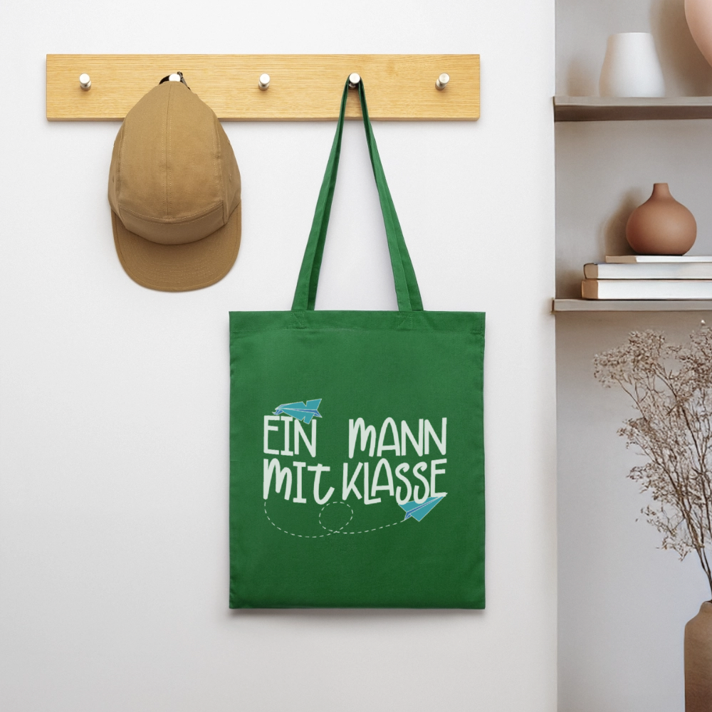 Ein Mann mit Klasse - Stoffbeutel - Fichte