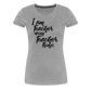 Teacher things - Frauen Premium T-Shirt - Grau meliert