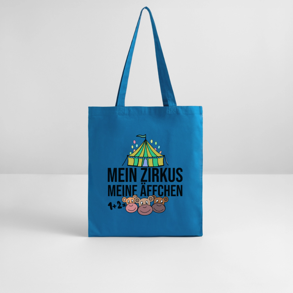 Mein Zirkus - Bio-Stoffbeutel - Königsblau