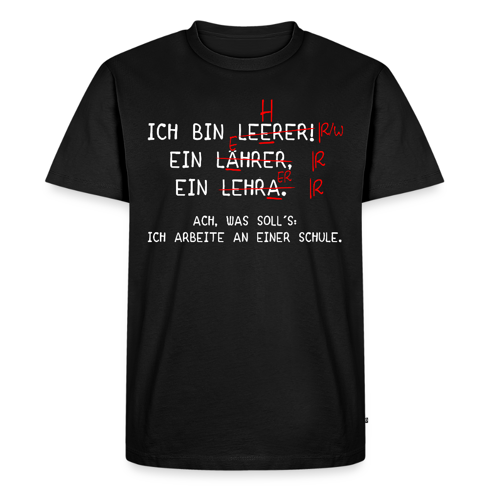 Ich bin Leerer - Männer Premium T-Shirt - Schwarz