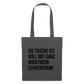 Lehrerkram - Stoffbeutel - Graphite