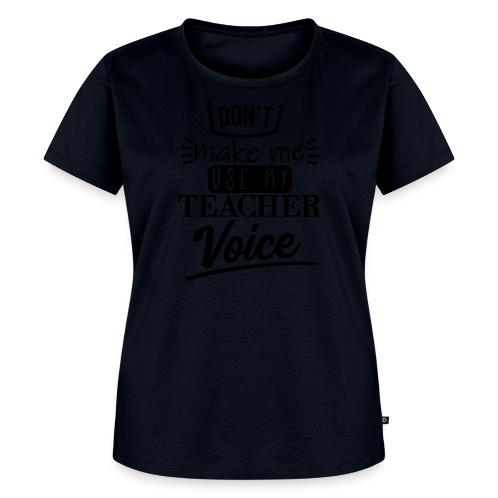 Teacher voice - Frauen Premium T-Shirt - Navy