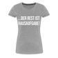 Hausaufgabe - Frauen Premium T-Shirt - Grau meliert
