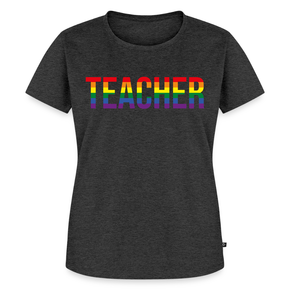 Teacher - Frauen Premium T-Shirt - Anthrazit meliert