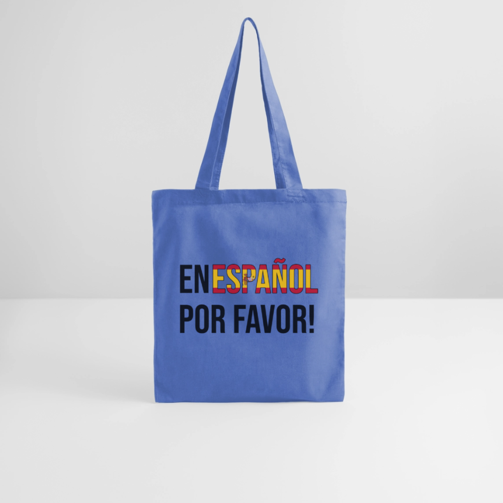 En Español por vavor - Stoffbeutel - Hellblau