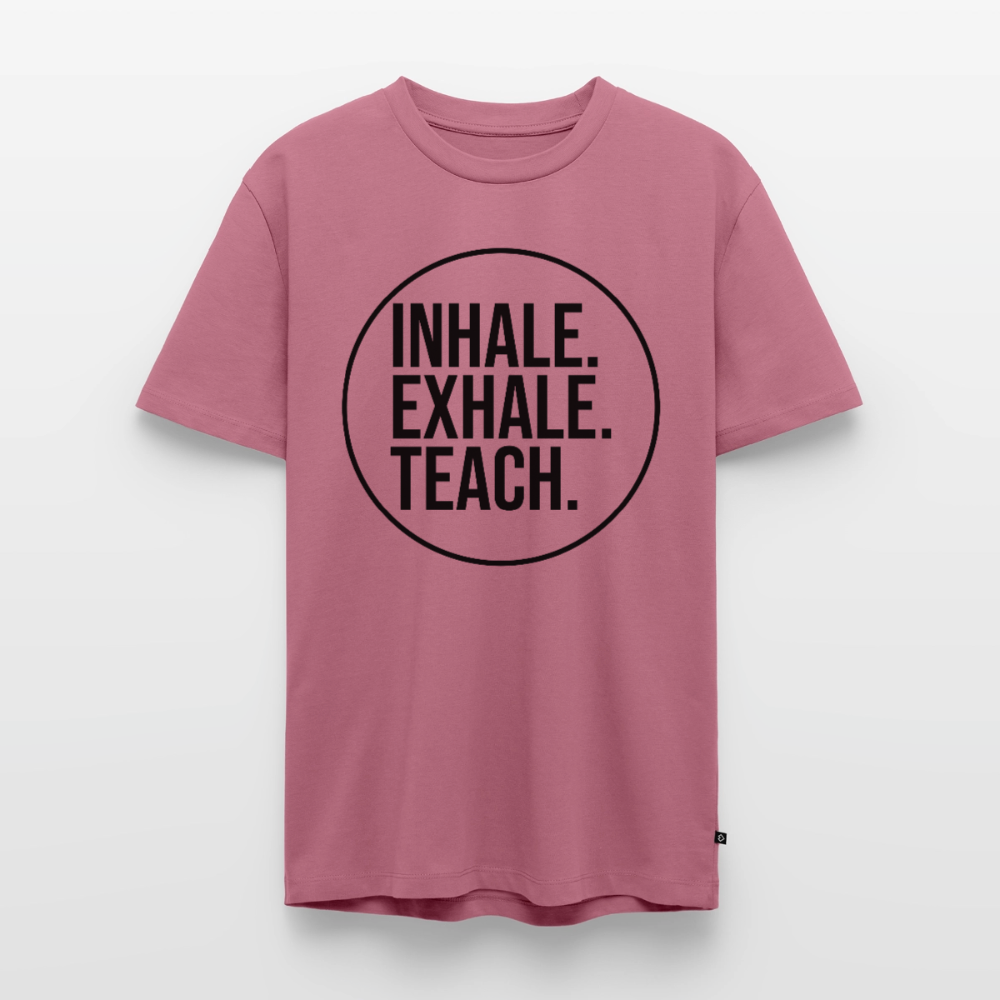 Inhalte. Exhale. Teich. - Männer Premium T-Shirt - Mauve