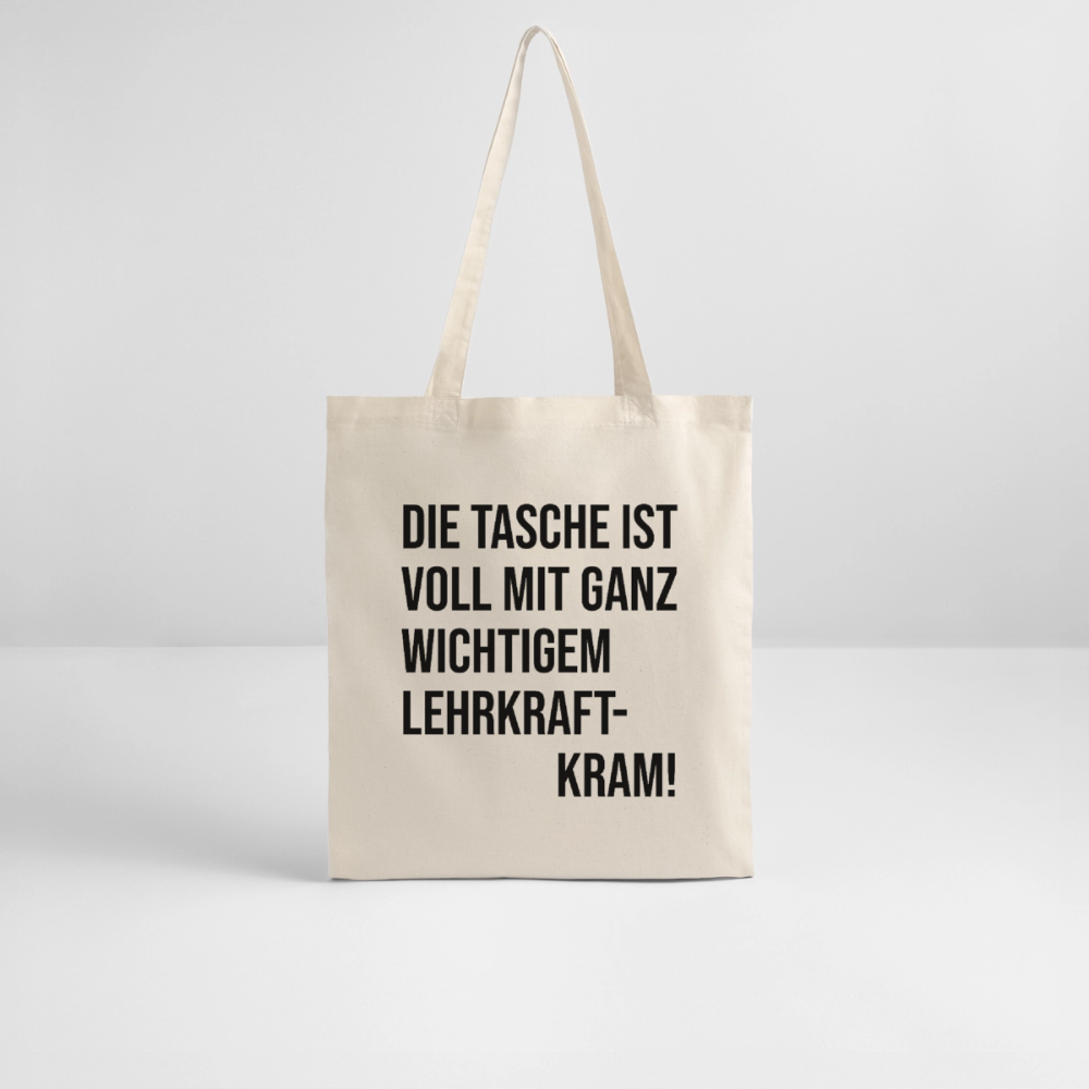 Lehrkraftkram - Bio-Stoffbeutel - Natur