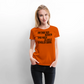 Zu viele Schüler - Frauen Premium T-Shirt - Orange 