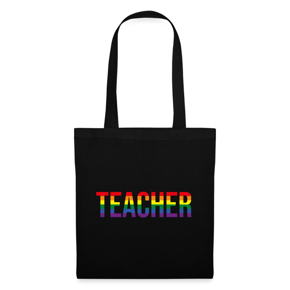 Teacher - Stoffbeutel - Schwarz