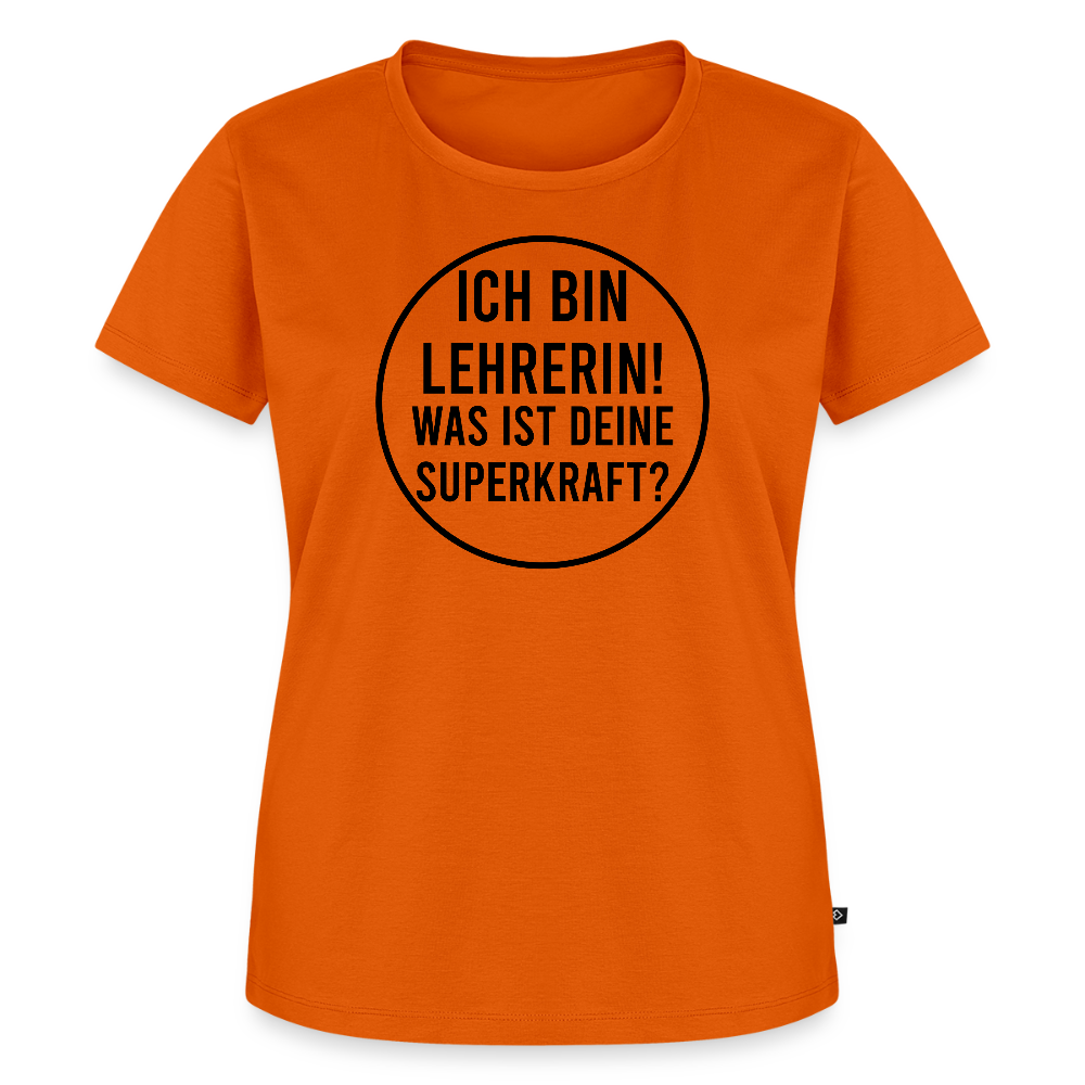 Superkraft - Frauen Premium T-Shirt - Orange 