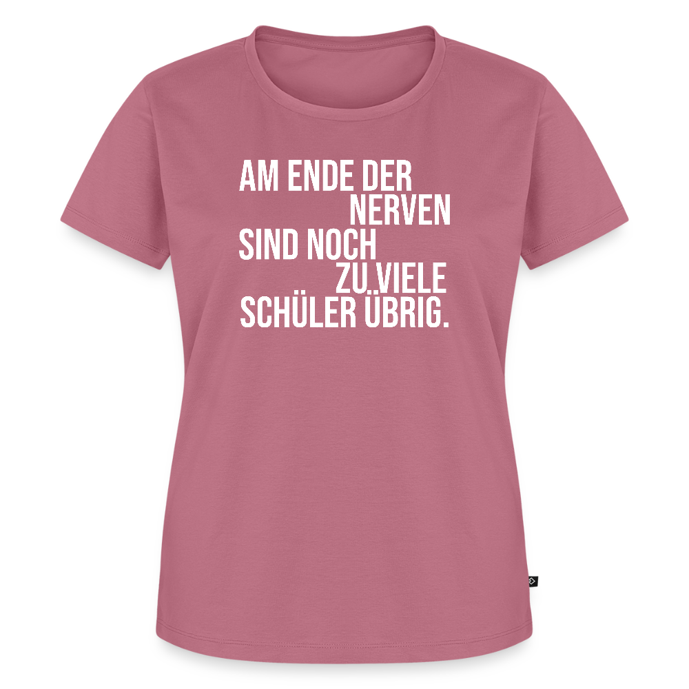 zu viele Schüler - Frauen Premium T-Shirt - Mauve