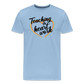Heart work - Männer Premium T-Shirt - Sky