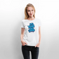 Ich beende die Stunde - Frauen Premium T-Shirt - Weiß