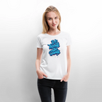 Ich beende die Stunde - Frauen Premium T-Shirt - Weiß