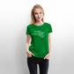 Grammatik - Frauen Premium T-Shirt - Grün