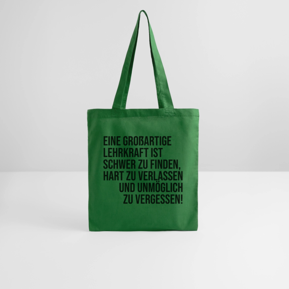 Großartige Lehrkraft - Stoffbeutel - Fichte