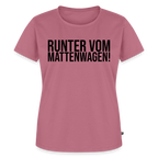 Mattenwagen - Frauen Premium T-Shirt - Mauve