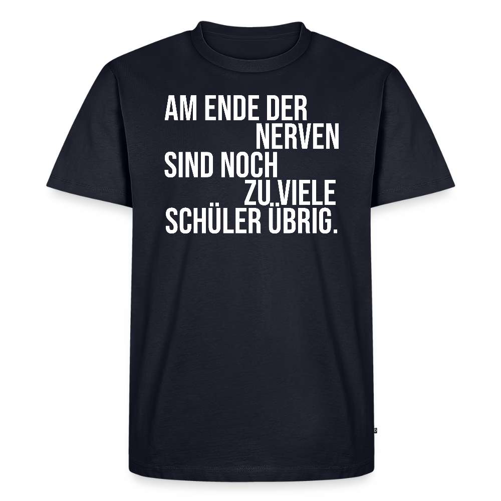 Zu viele Schüler - Männer Premium T-Shirt - Navy