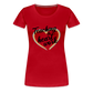 Teaching is heartwork - Frauen Premium T-Shirt - Rot