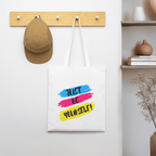 Just be yourself - Bio-Stoffbeutel - Weiß