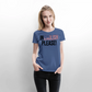In english please! - Frauen Premium T-Shirt - Taubenblau