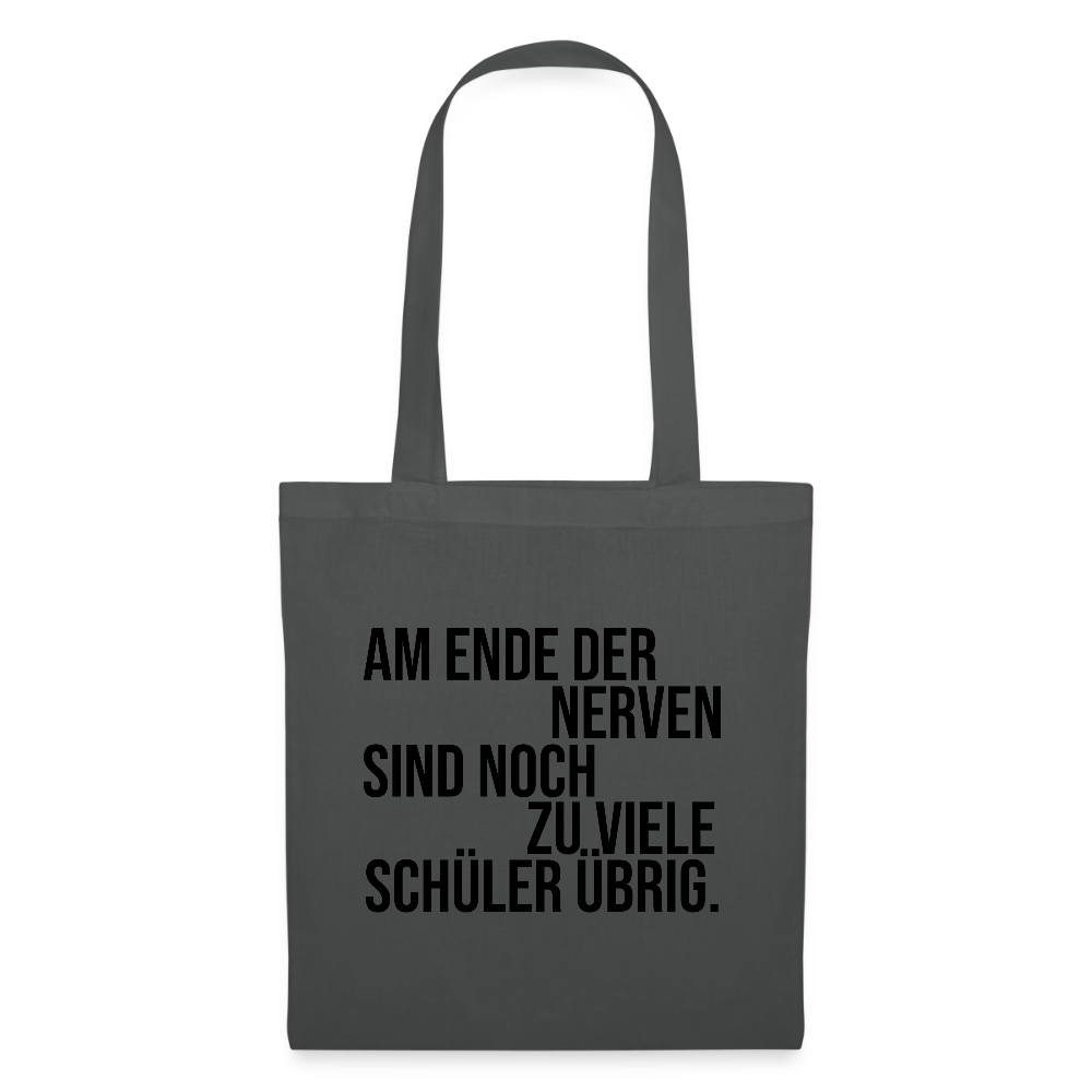 Zu viele Schüler - Stoffbeutel - Graphite