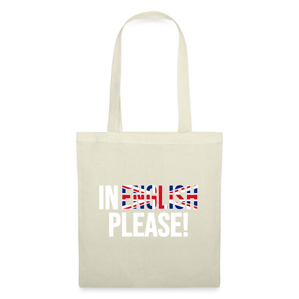 In english please! - Stoffbeutel - Natur