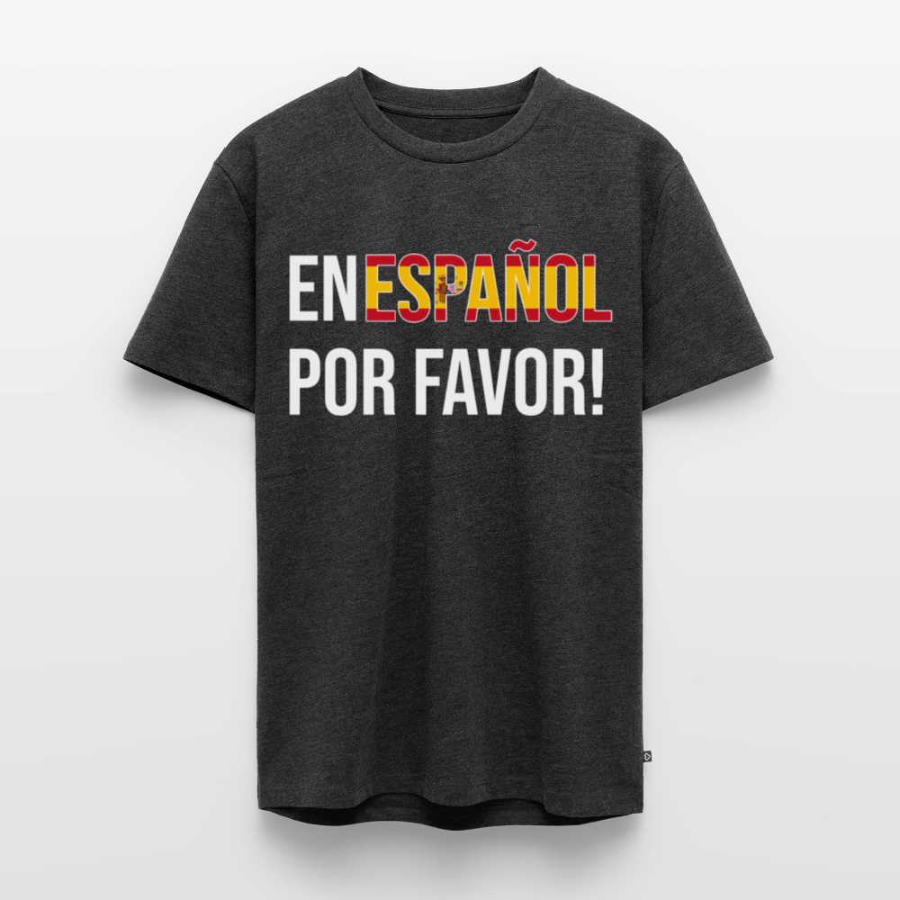 En Espanol por favor! - Männer Premium T-Shirt - Anthrazit meliert