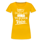 Teacher Voice - Frauen Premium T-Shirt - Sonnengelb