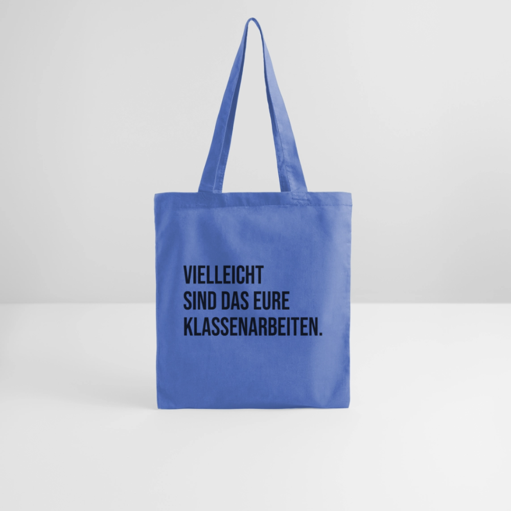 Klassenarbeiten- Stoffbeutel - Hellblau