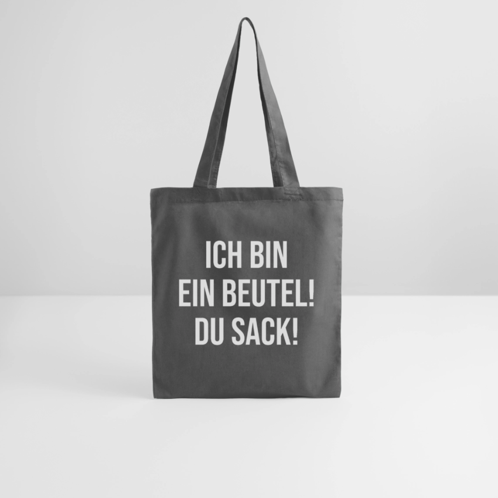 Ich bin ein Beutel! - Stoffbeutel - Graphite