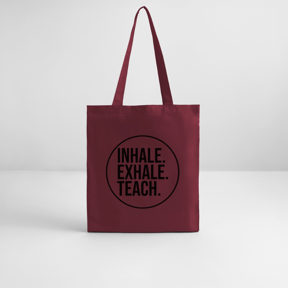 Teach - Bio-Stoffbeutel - Burgunderrot