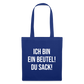 Ich bin ein Beutel! - Stoffbeutel - Royalblau