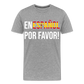 En Espanol por favor! - Männer Premium T-Shirt - Grau meliert