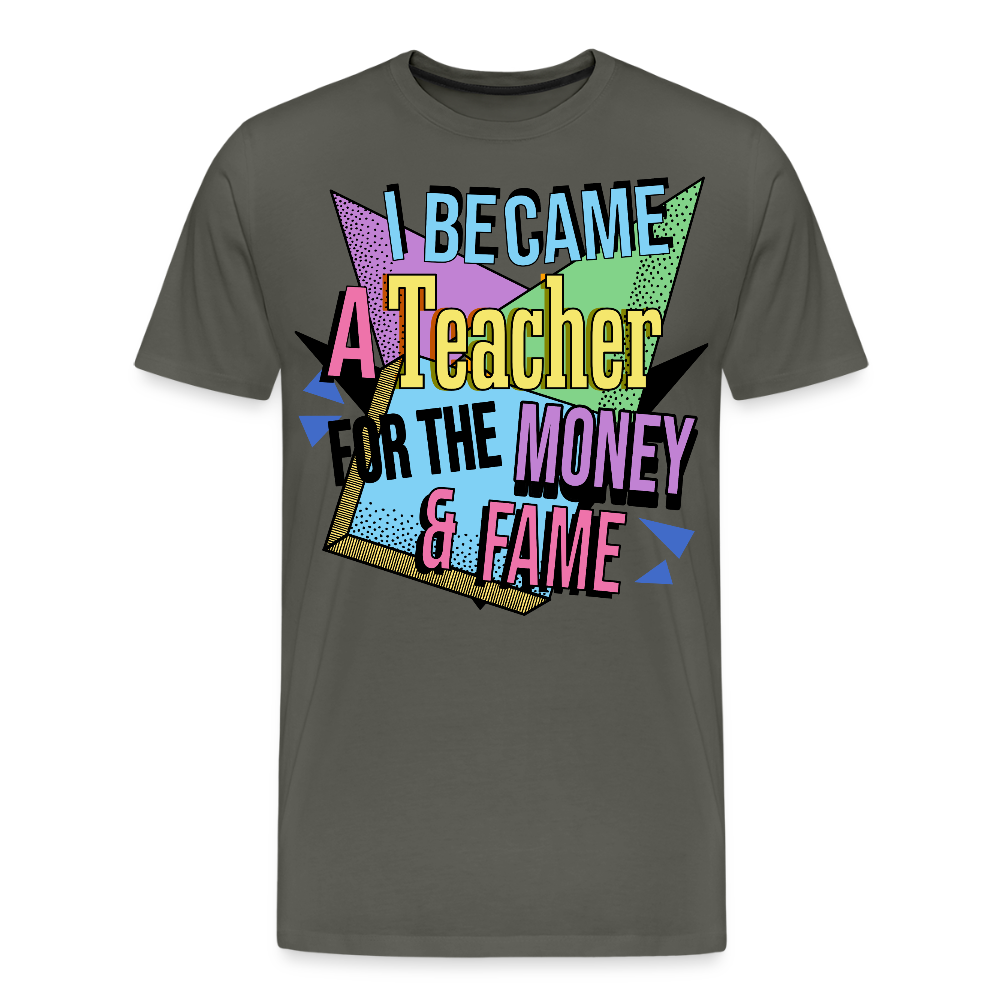 Money & Fame 90´s - Männer Premium T-Shirt - Asphalt