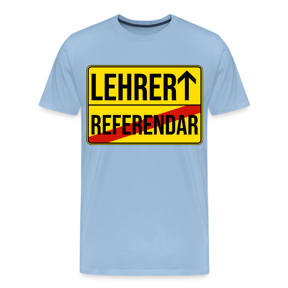 Lehrer - Männer Premium T-Shirt - Sky