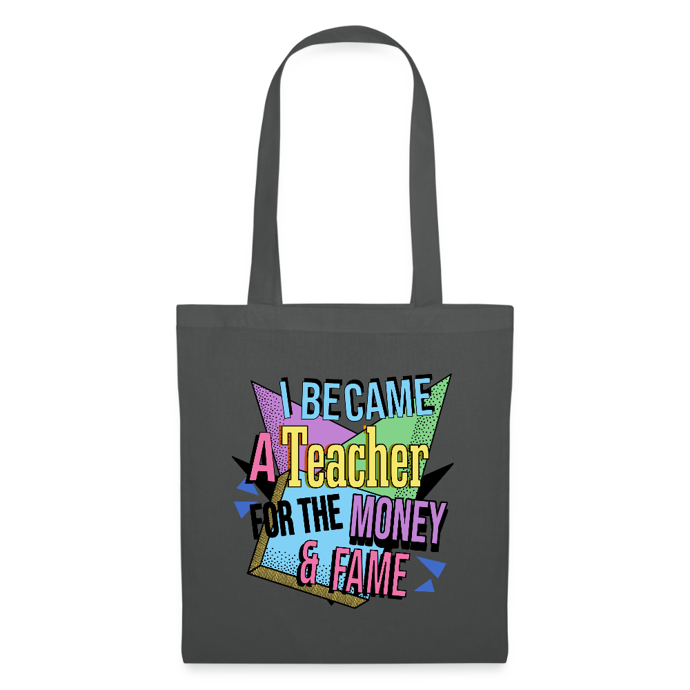 90´s Money & Fame - Stoffbeutel - Graphite