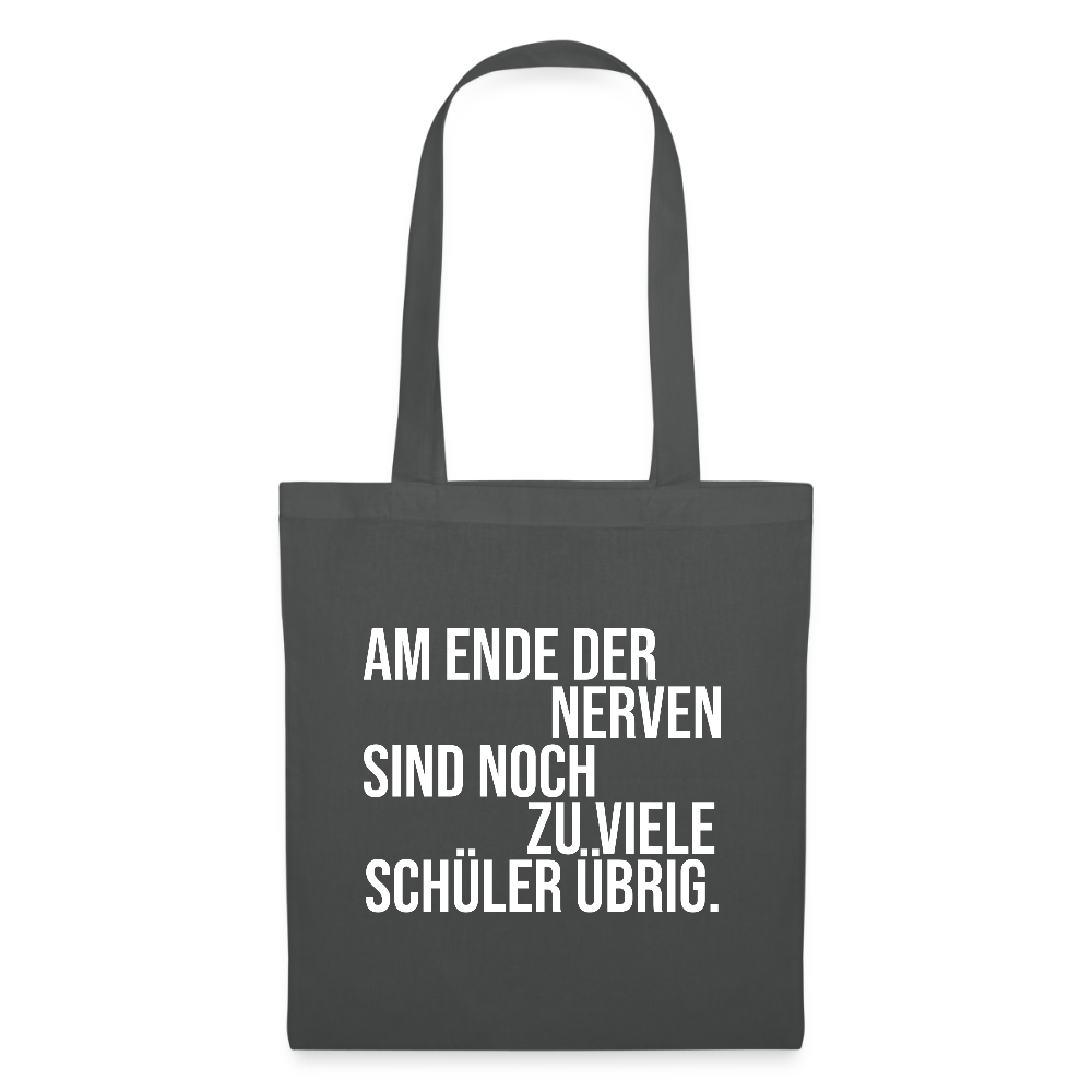 Zu viele Schüler - Stoffbeutel - Graphite