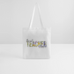 Best teacher ever - Stoffbeutel - Weiß