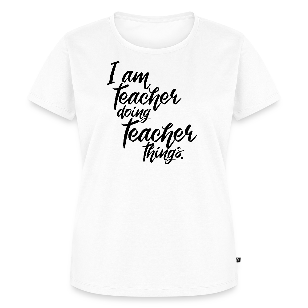 Teacher things - Frauen Premium T-Shirt - Weiß